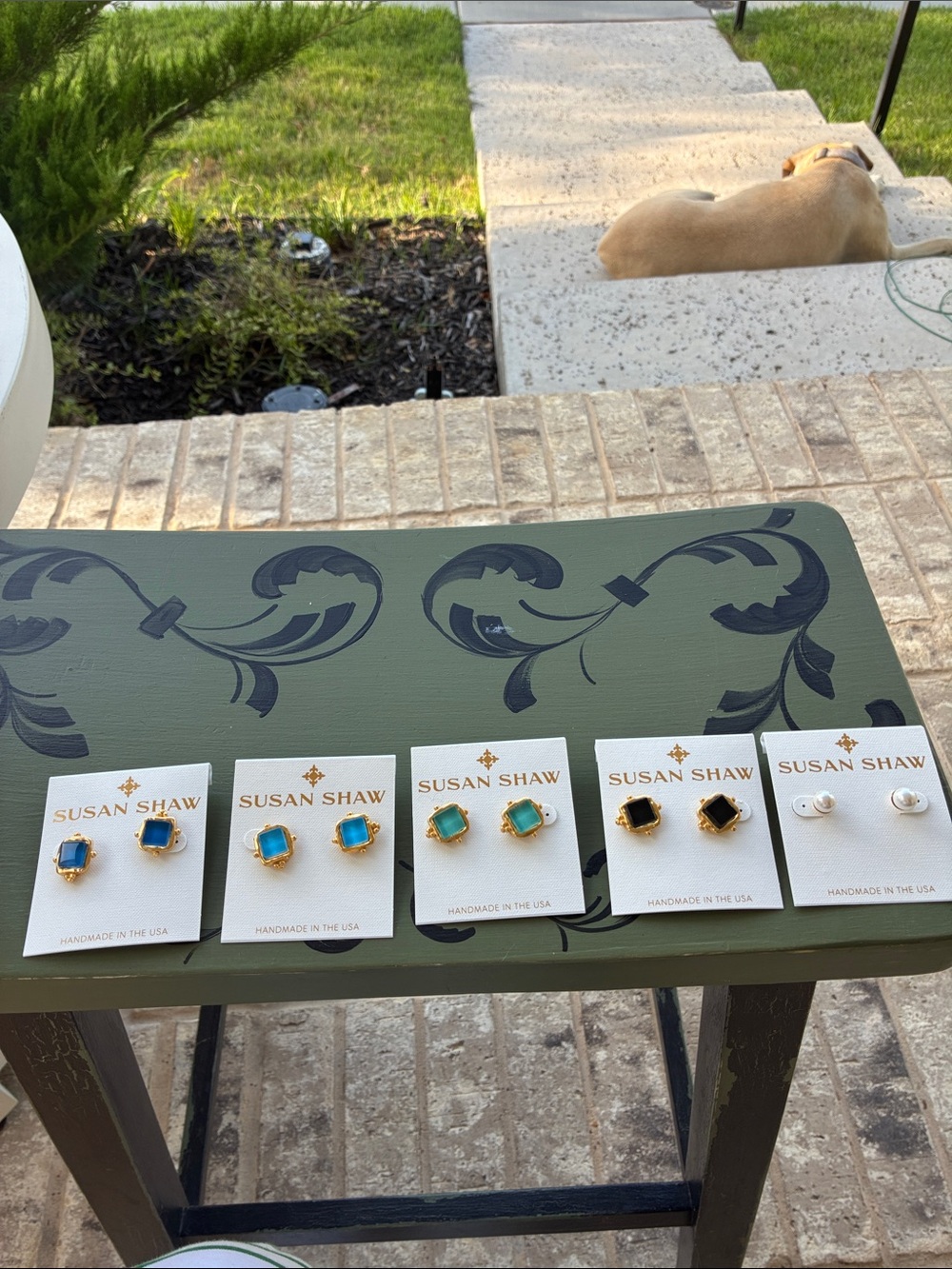 Susan Shaw Charlotte Stud Earrings! - Picture 13 of 13